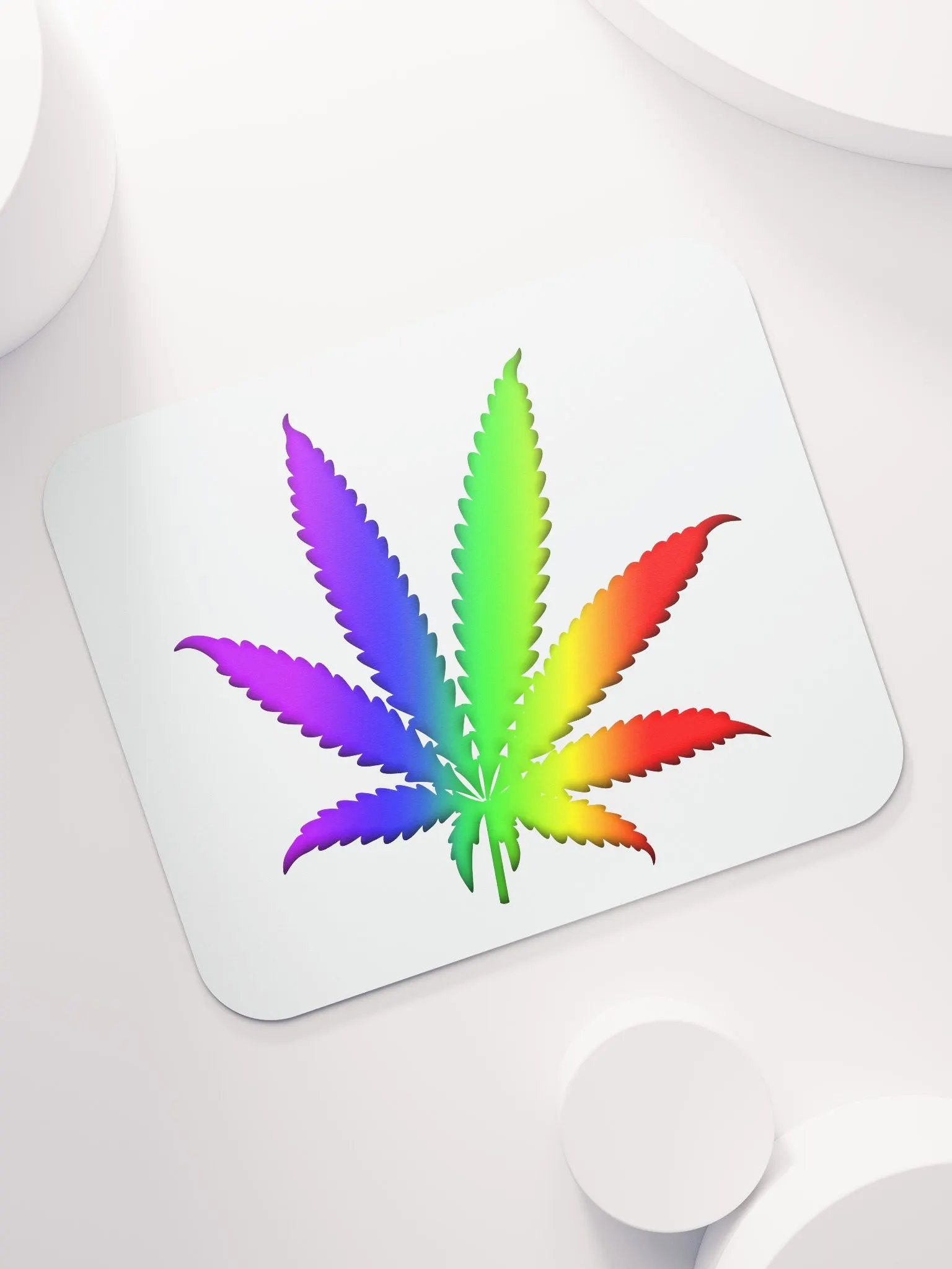 Rainbow Canna Canna Leaf Mousepad product image (7)
