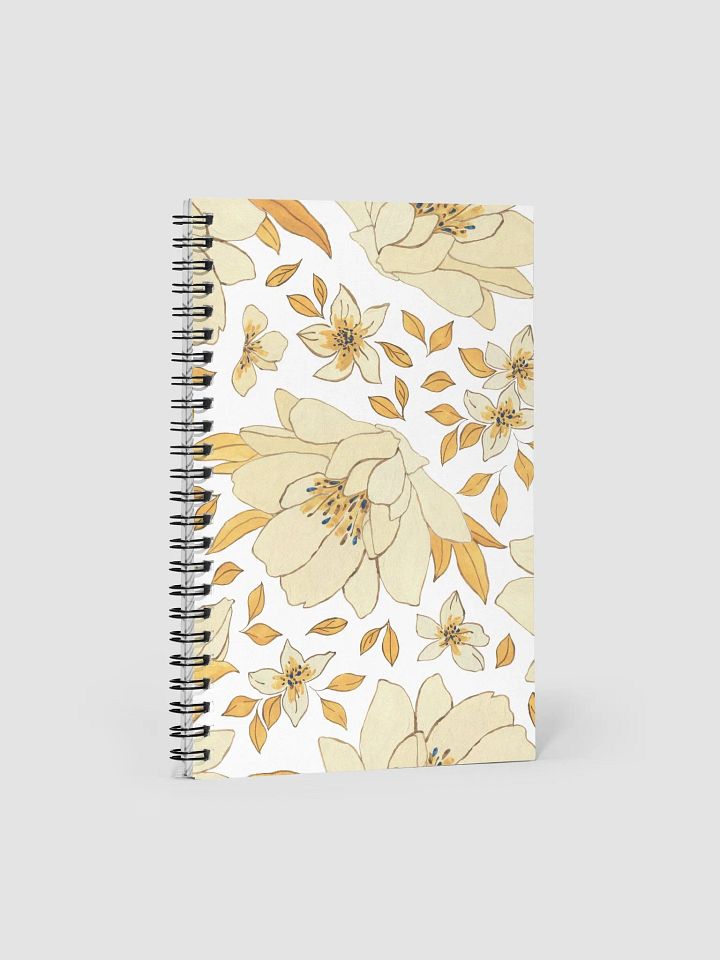Yellow Flower Spiral Notebook product image (1)