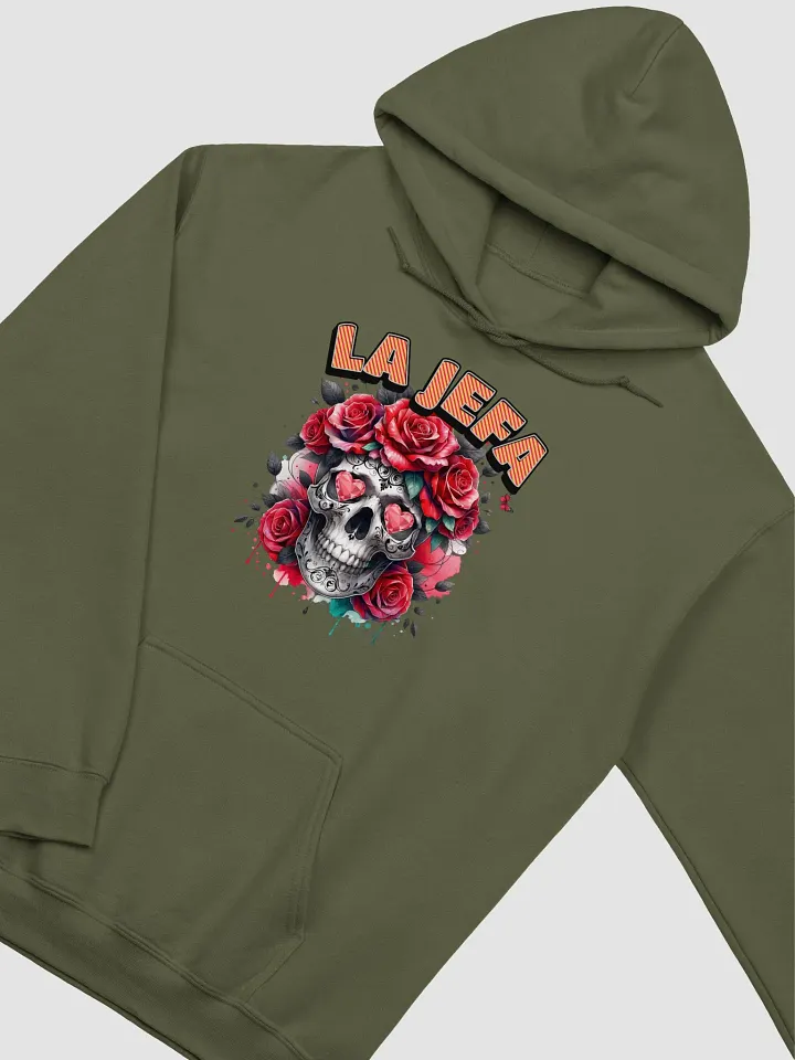 La Jefa Skull The Boss Rose Hoodie product image (12)
