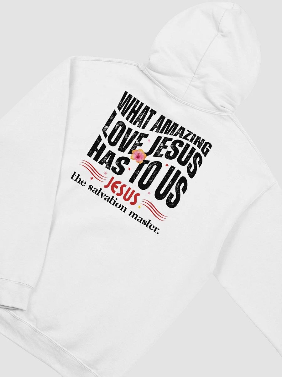 JESUS The salvation Master Gildan Hoodie - Front / Back. product image (6)