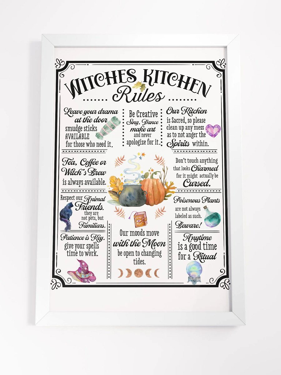 Witches Kitchen Rules - Witchy, Kitchen Witch, Magic Kitchen Gift product image (7)