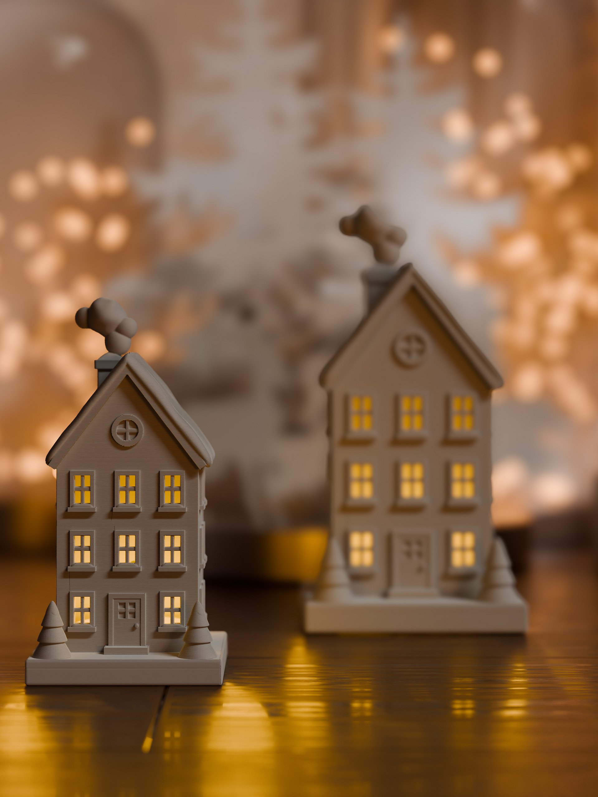 Xmas Tealight House product image (2)