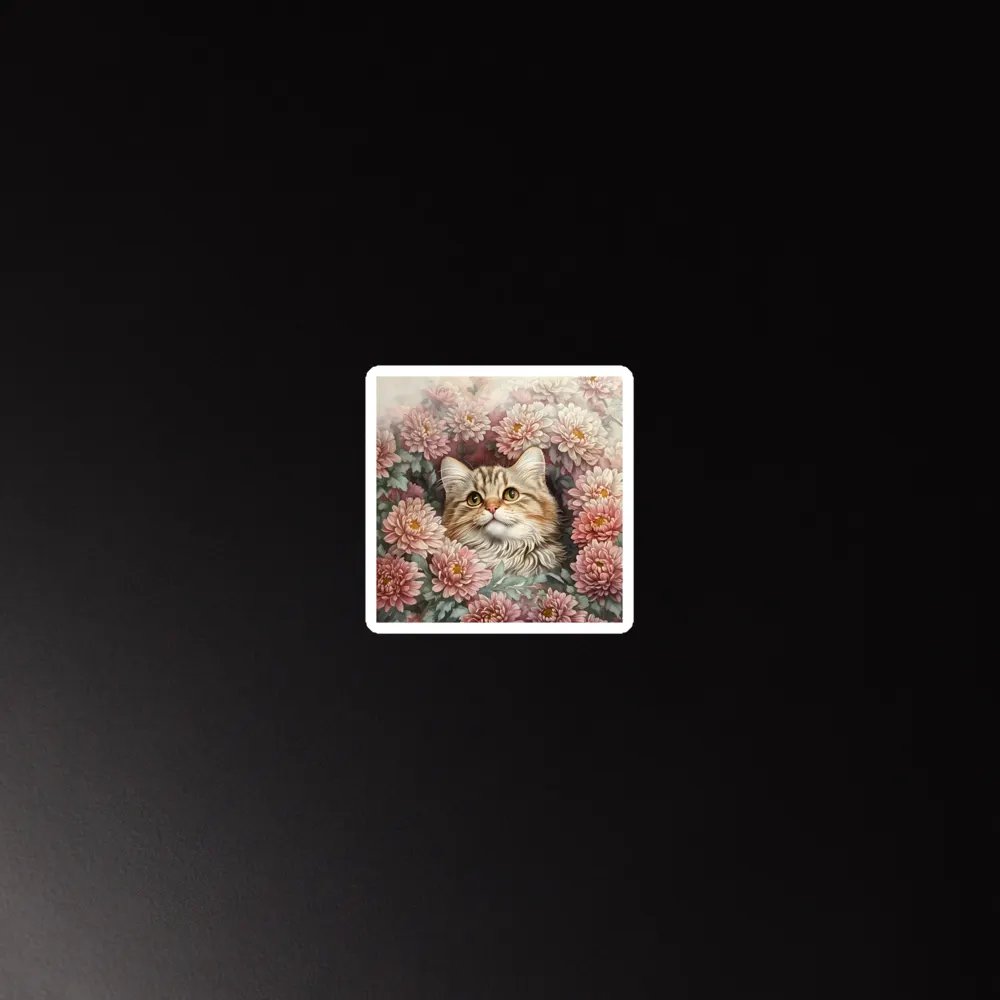 Chrysanthemum Cat Magnets product image (5)
