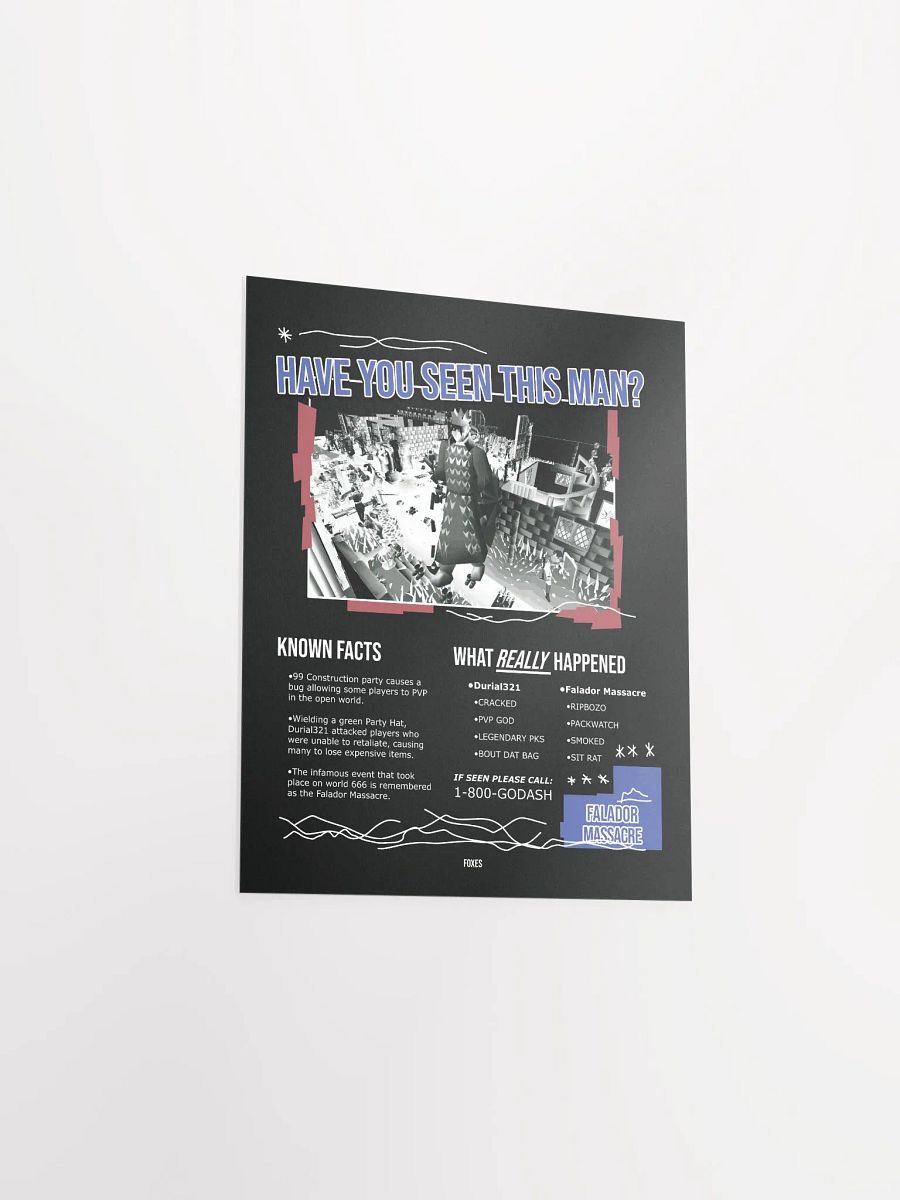 Durial321 (Falador Massacre) - Poster product image (3)