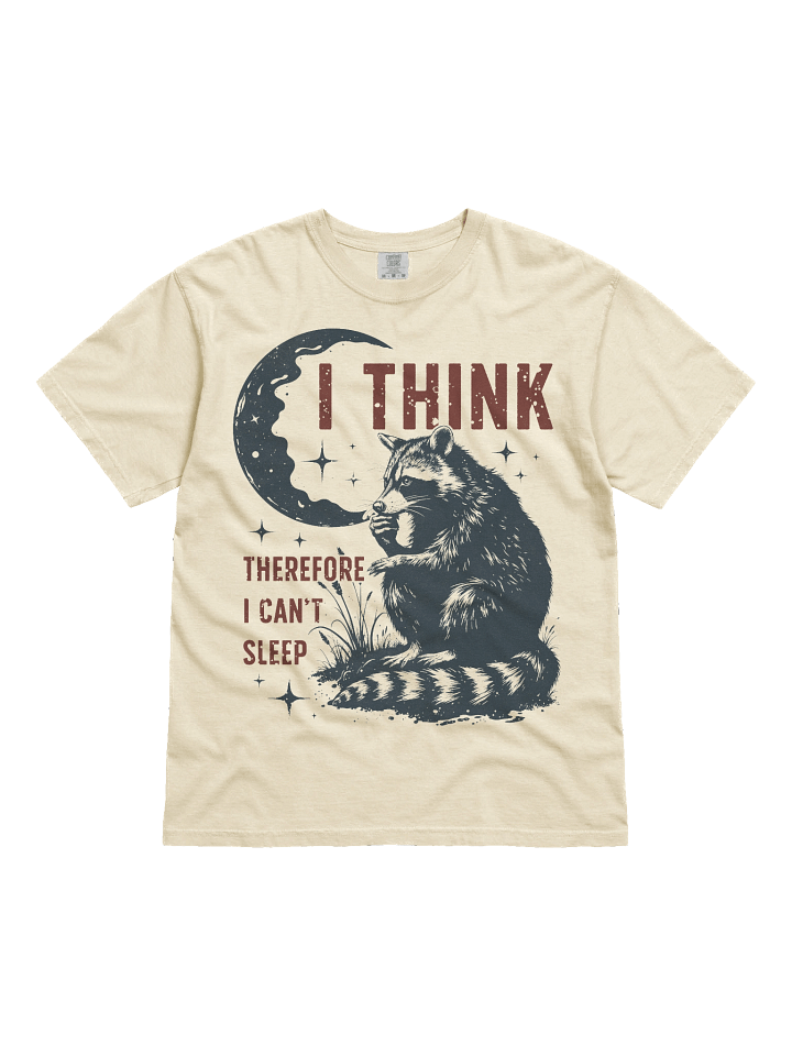 The Existential Crisis Raccoon Heavy Weight T-shirt product image (2)