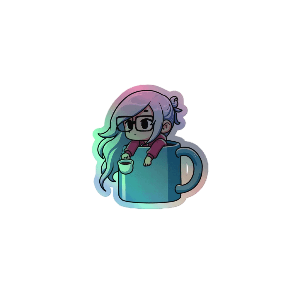 Brewed Dreams Holographic Sticker Sheet product image (1)