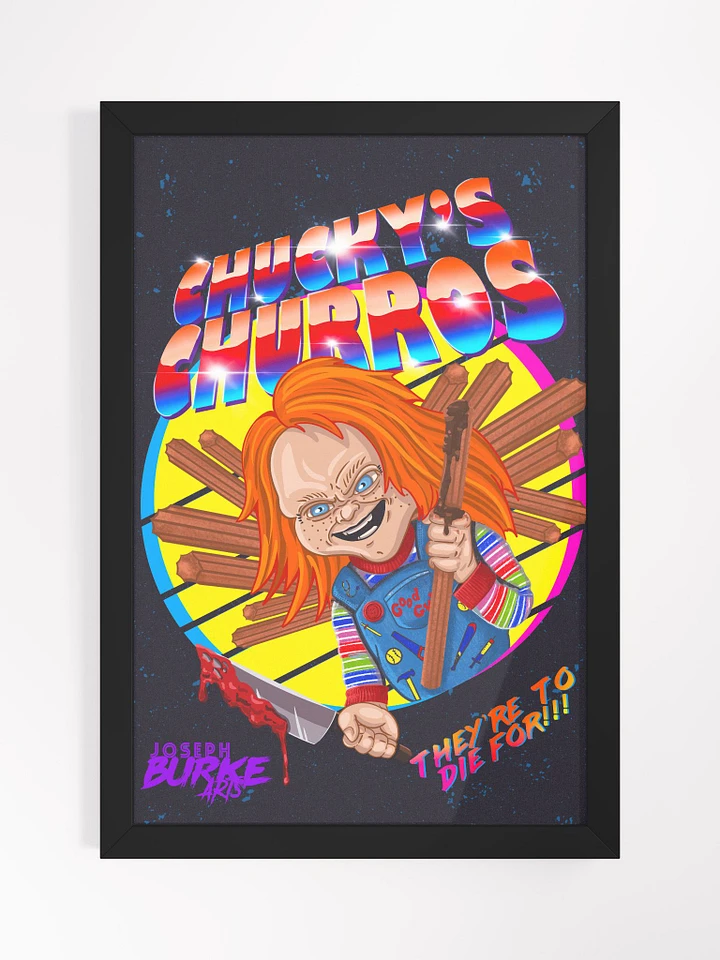 Chucky's Churros - They're To Die For Framed Art product image (2)