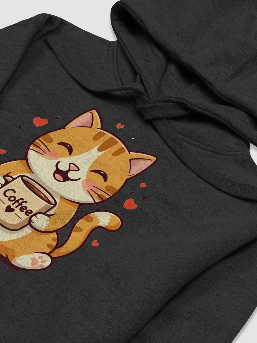Smiling Cat Coffee Lover Hoodie product image (14)