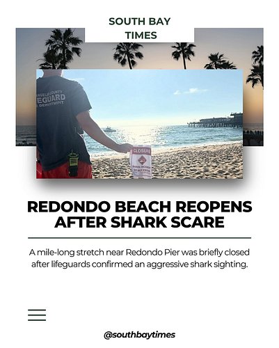 Lifeguards temporarily closed a one-mile stretch south of Ruby Lifeguard Tower around 5 p.m. Monday after confirming a shark ...
