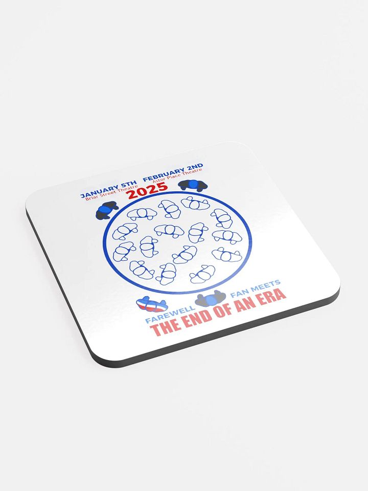Blue Man Group's Farewell to An Era Fan Glass Coaster product image (2)