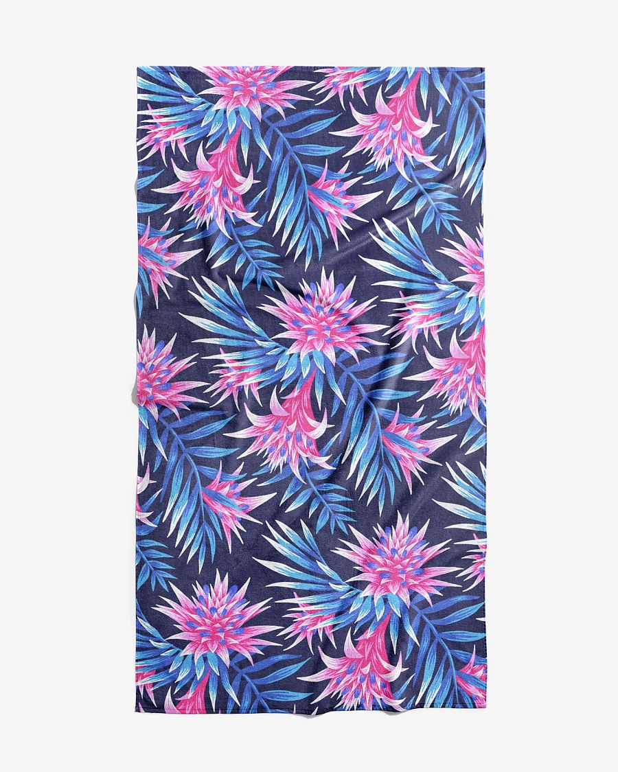 Beach Towel - Fasciata Tropical / Blue & Pink product image (1)