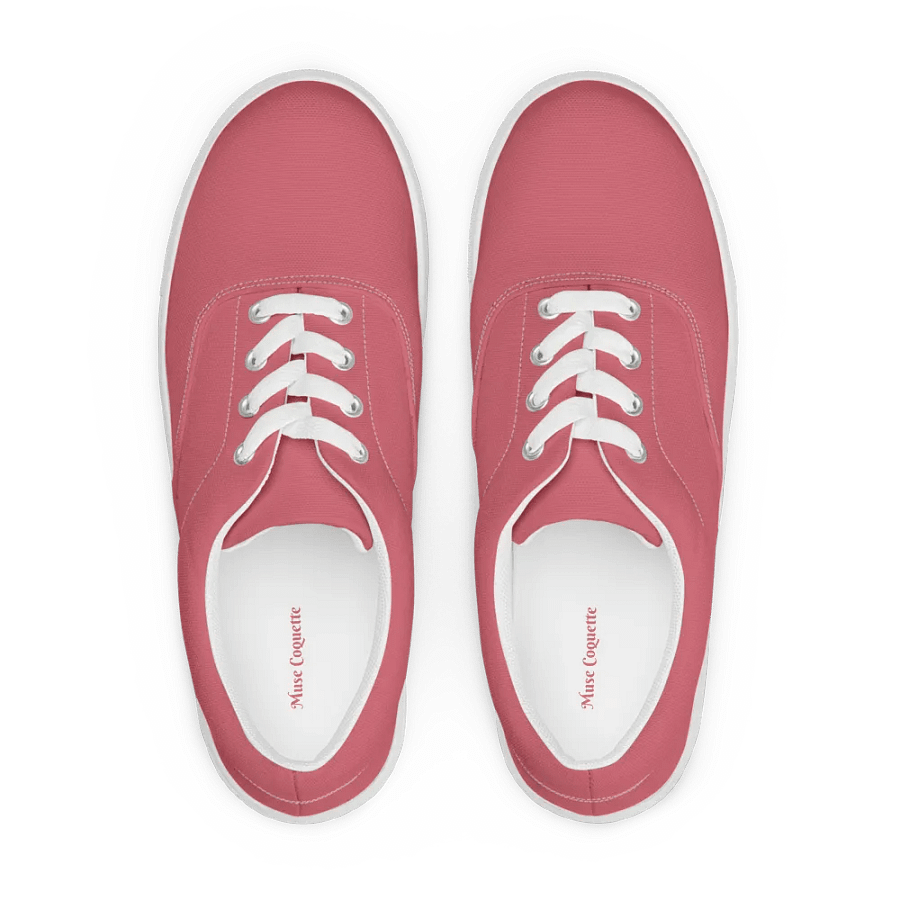 Muse Coquette Lace-Up Canvas Shoes (Sweet tea) product image (2)