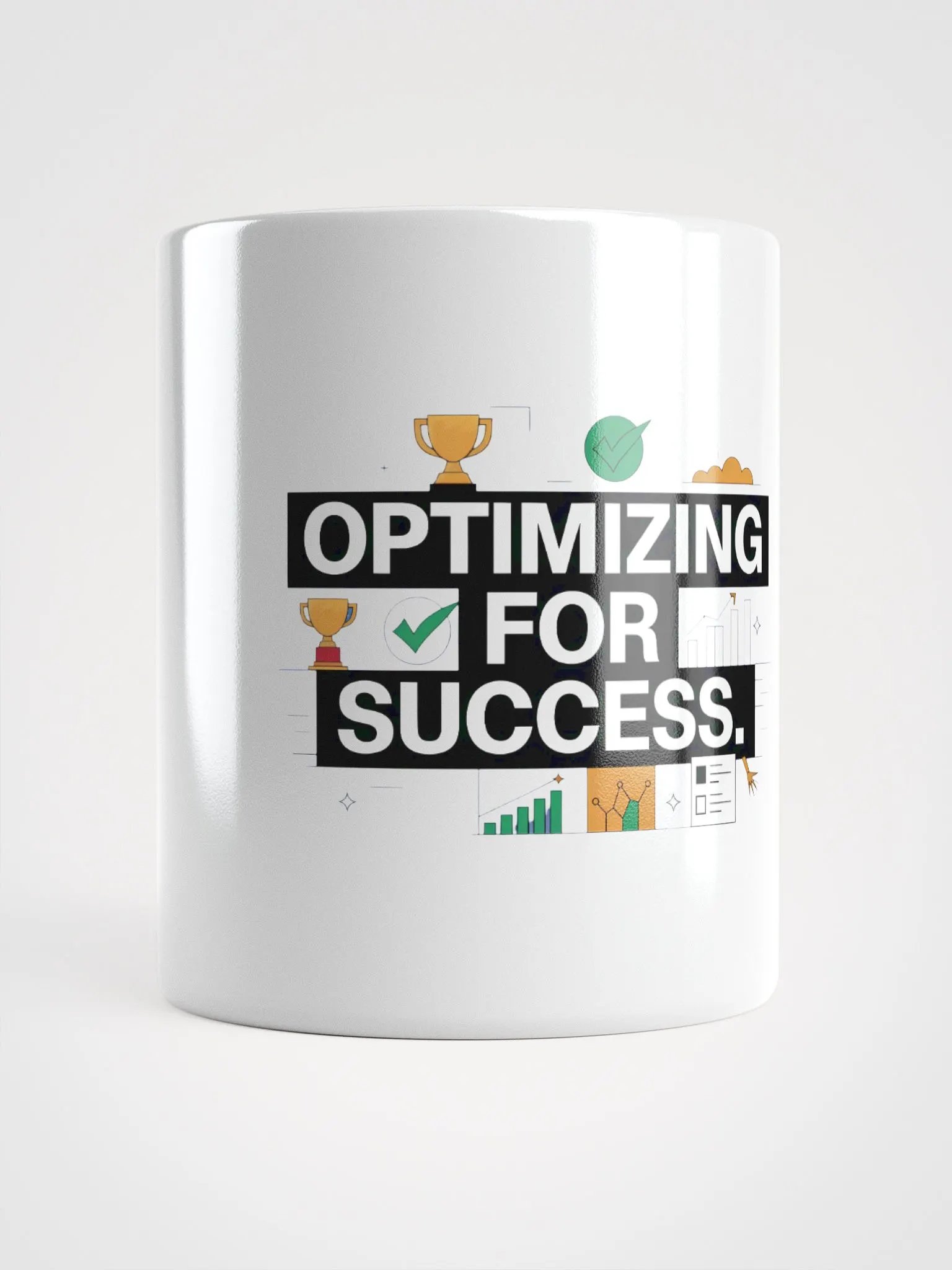 Success Icon White Glossy Mug product image (13)