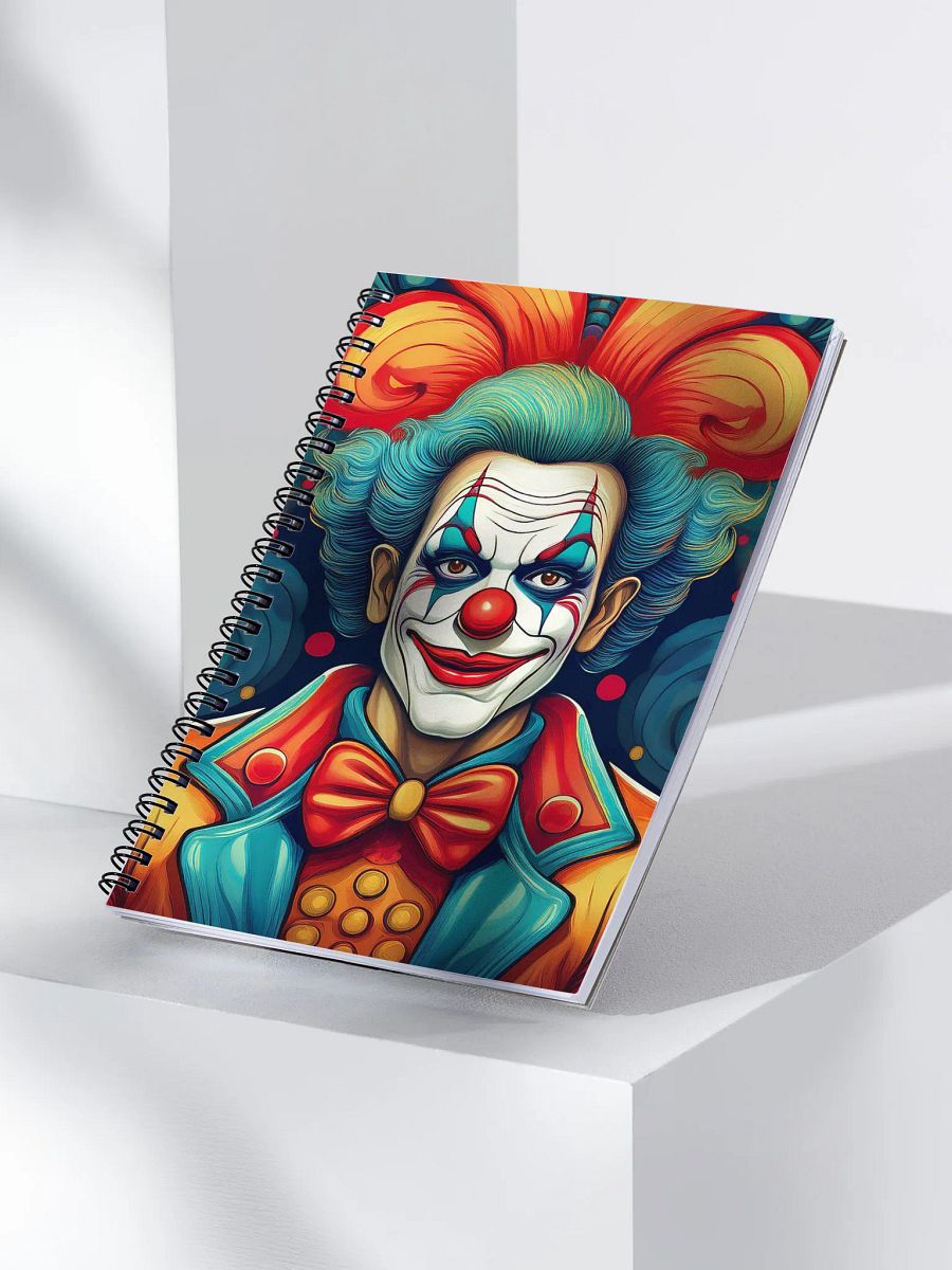 Spiral Notebook male vice clown product image (3)