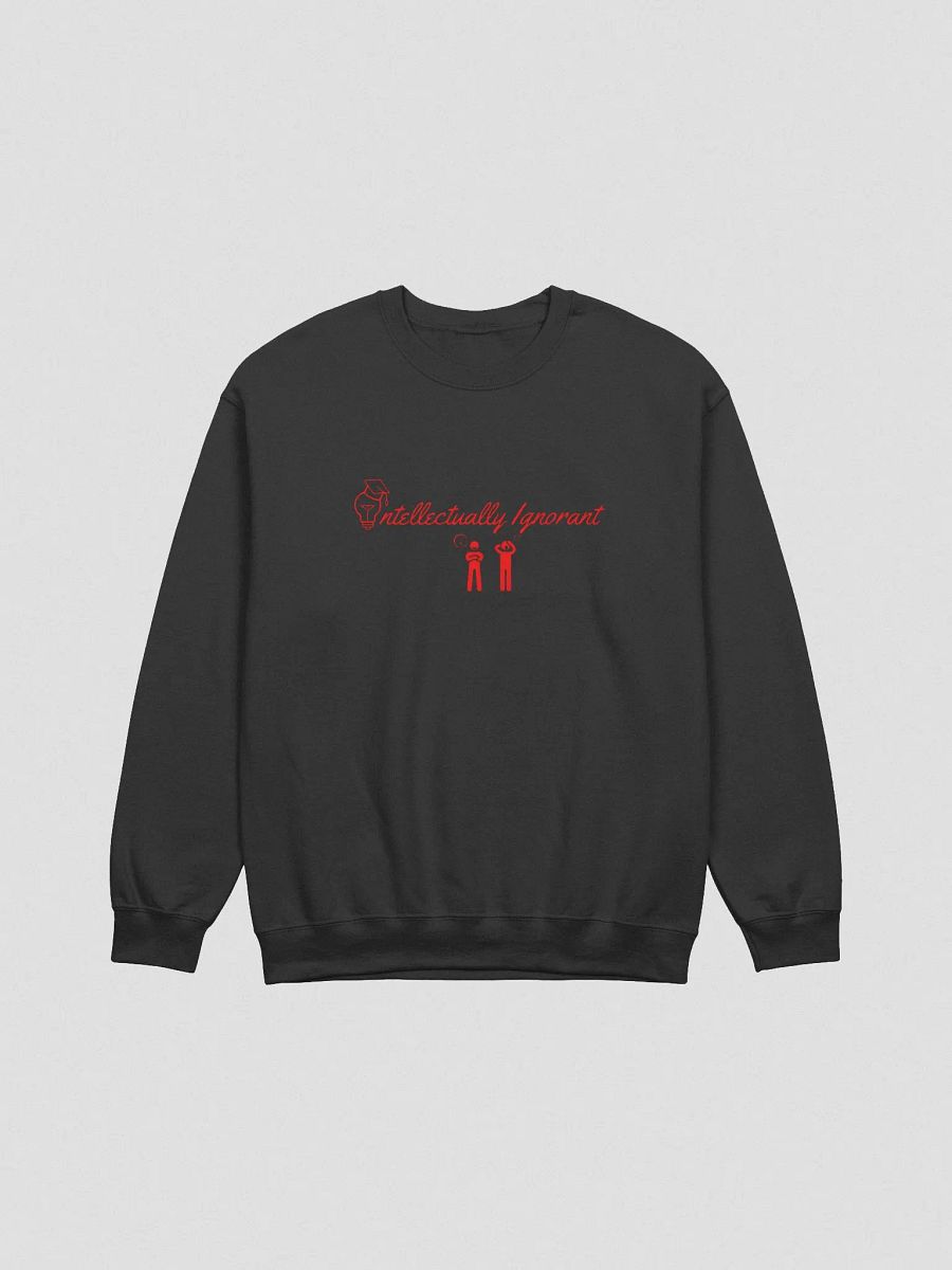 Intellectually Ignorant ( RED LOGO) Crewneck Sweatshirt product image (1)