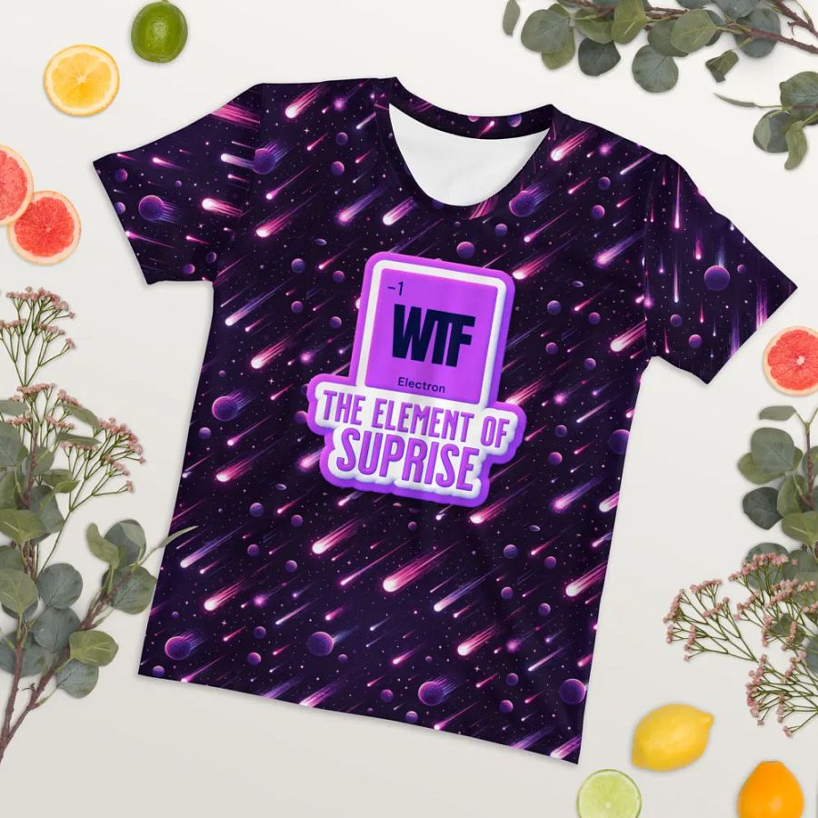 Funny WTF All Over Print T-shirt product image (6)