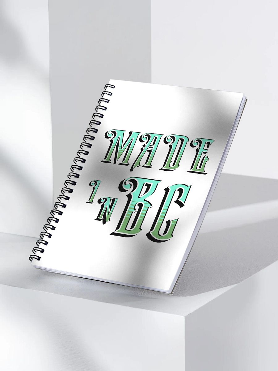 Made In BC British Colombia Ornate Spiral Notebook product image (3)