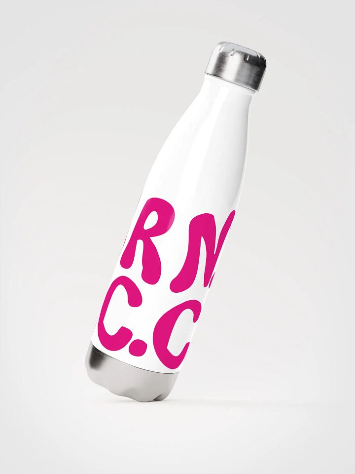 BRN.2C.C.™ | Stainless Bottle | Vibrant Pink on White 💧 product image (2)