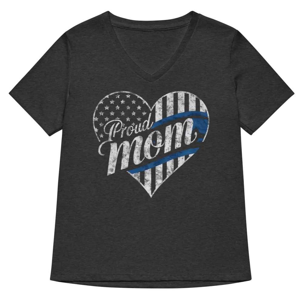 Tech Heart Connection Women's V-Neck Tee product image (31)