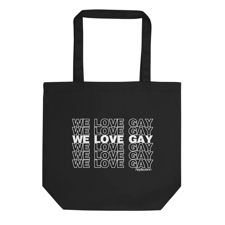 we love gay tote bag product image (1)