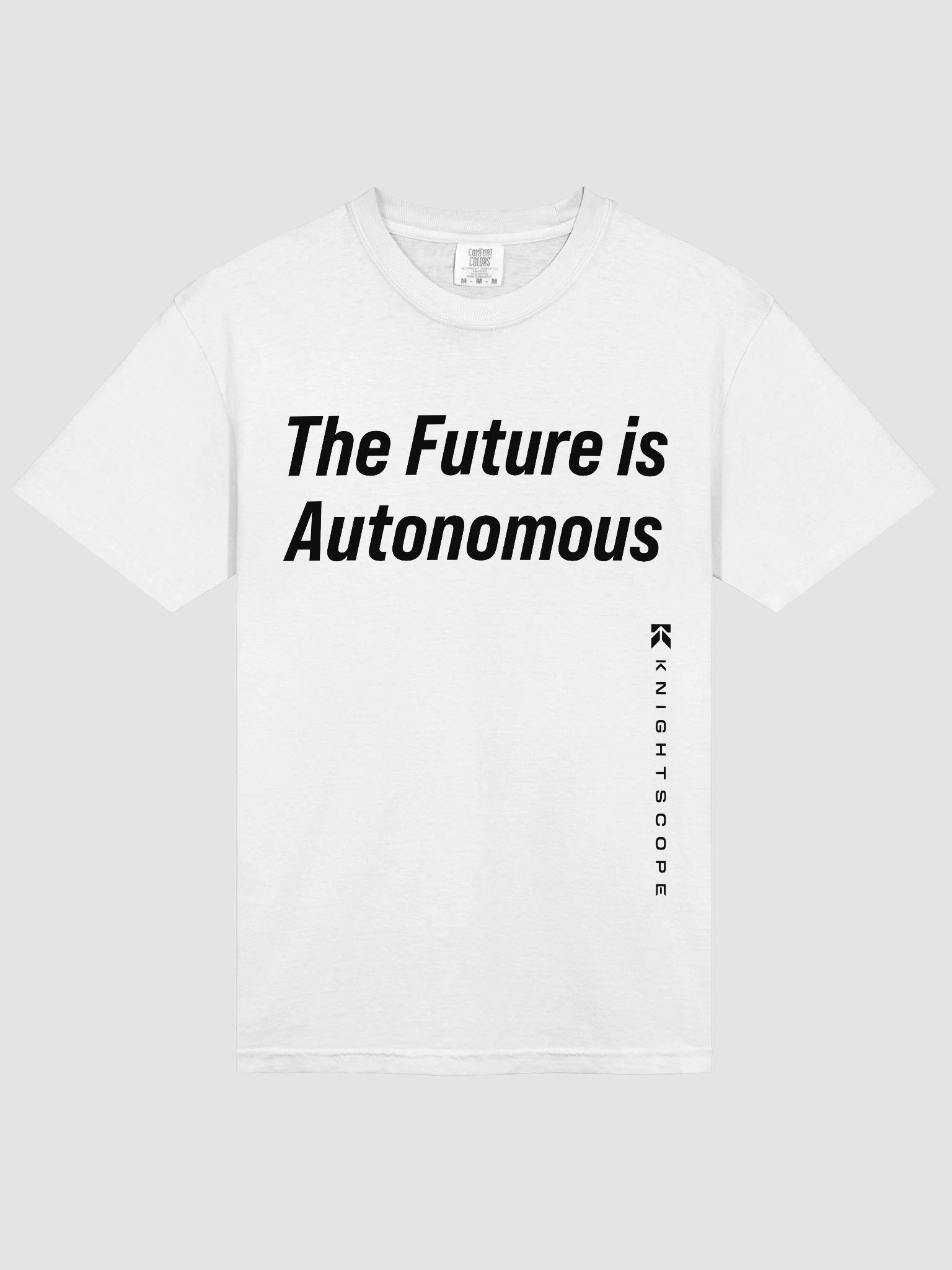 The Future is Autonomous: Comfort Tee - White product image (3)