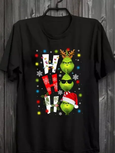 The Grinch Resting Grinch Face Merry Christmas Xmas T Shirt product image (1)