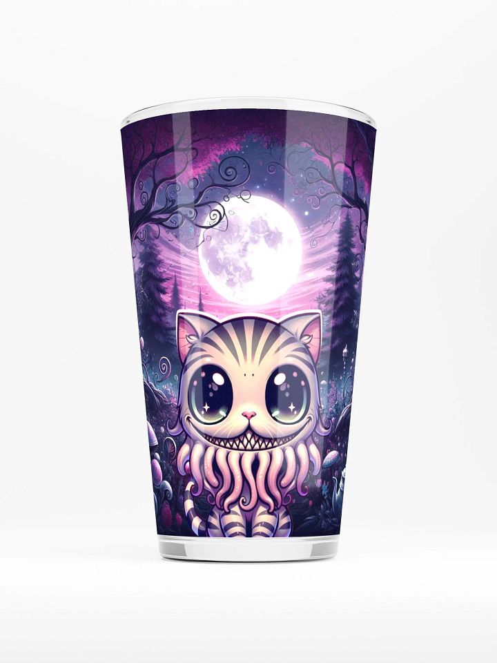 We're All Mad Here - Cheshire Cthulhucat Pint Glass product image (1)