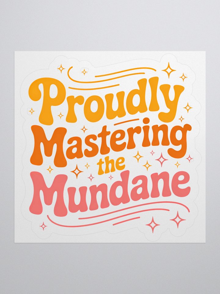 Retro Mundane Human Design Generator Sticker product image (2)