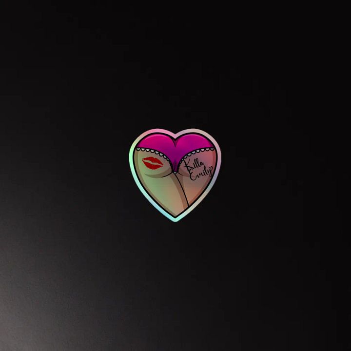 HEART BUTT STICKER product image (4)