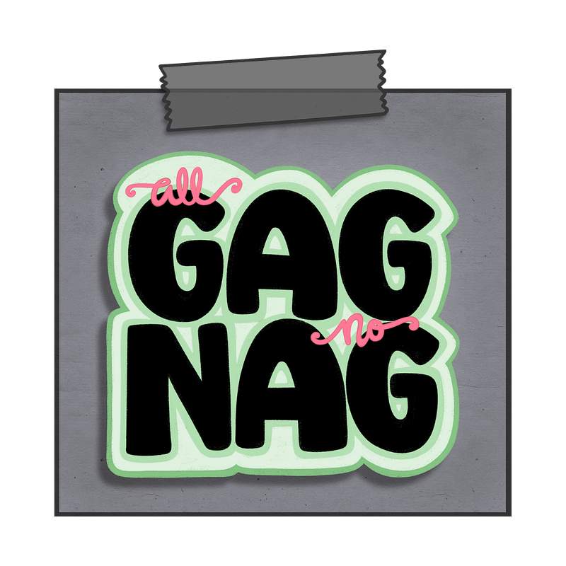 No Nag Sticker