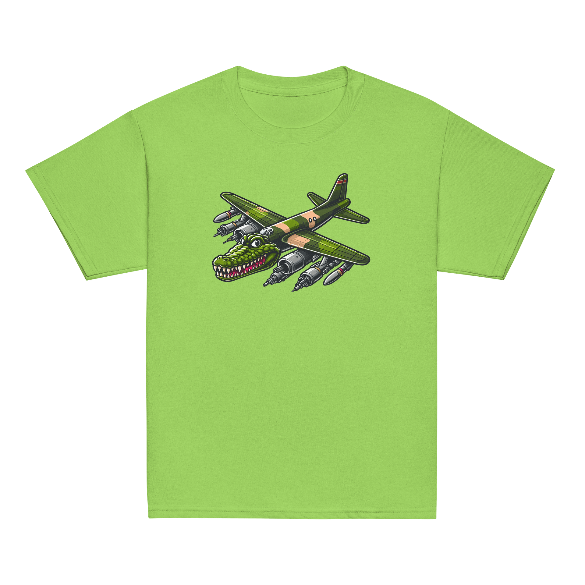 Cartoon Bombardiro Crocodilo – Youth Tee product image (2)