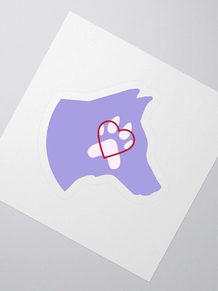Pawfect Love Silhouette Stickers product image (7)
