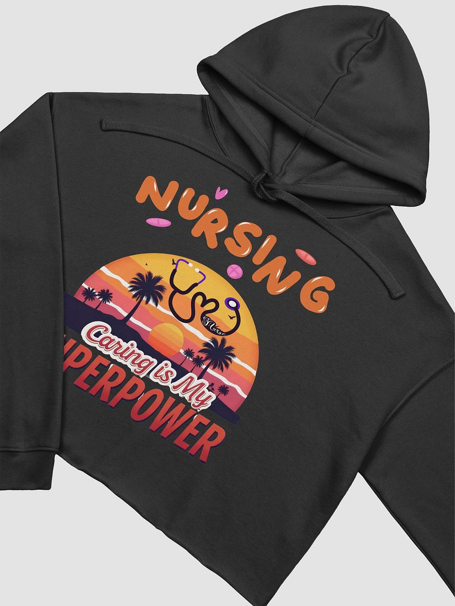 Sunset Superpower Nursing Crop Hoodie product image (24)
