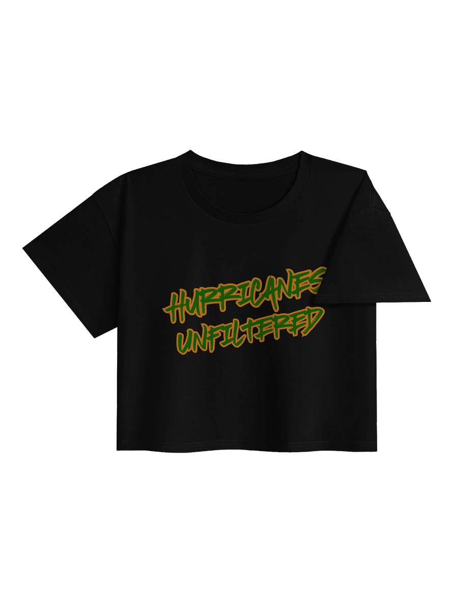 Official Hurricanes Unfiltered Crop Top T-Shirt for Women product image (8)