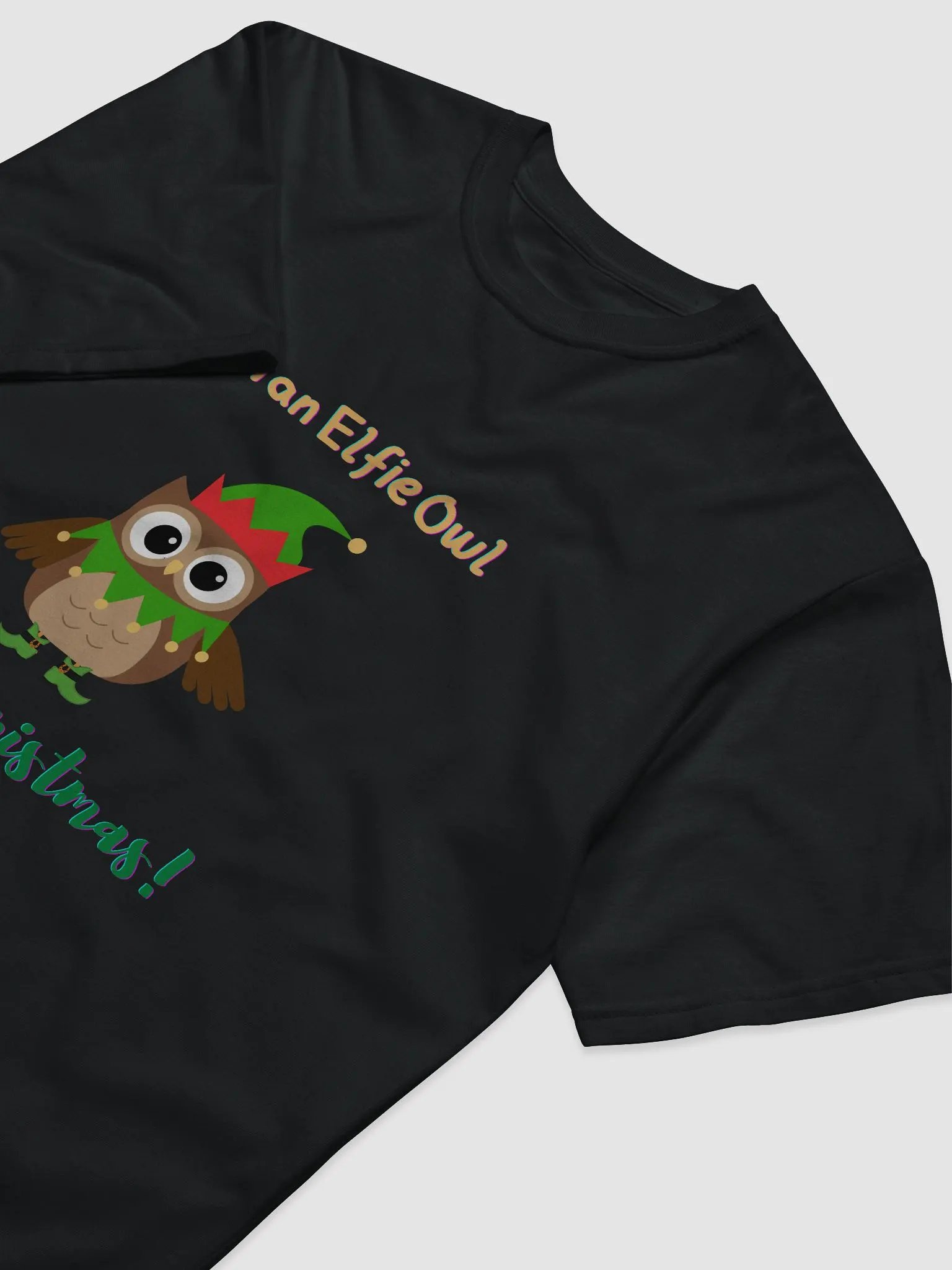 I'm an Elfie Owl Merry Christmas Unisex T-shirt product image (5)