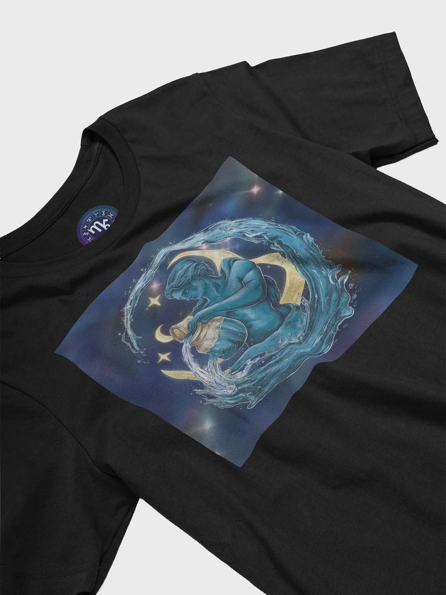 Exclusive Aquarius Zodiac T-Shirt - Unisex Celestial Water Bearer Design product image (5)