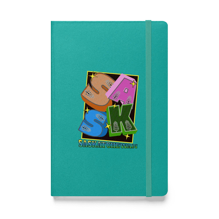 Sask Saskatchewan Block Letter Wheatland Hardcover Journal product image (1)