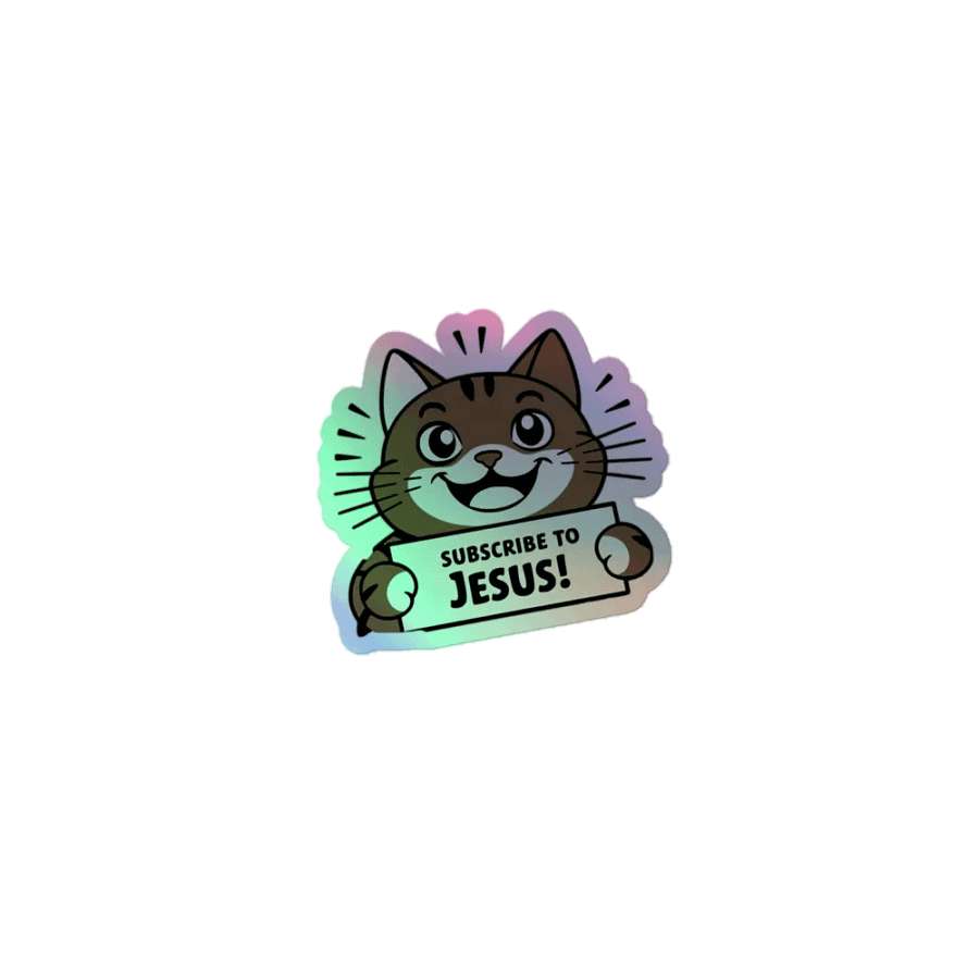 Divine Cat Holographic Sticker Set product image (1)