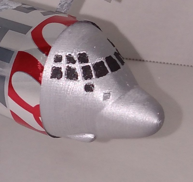 3D printed C-130 Hercules nose cone product image (1)