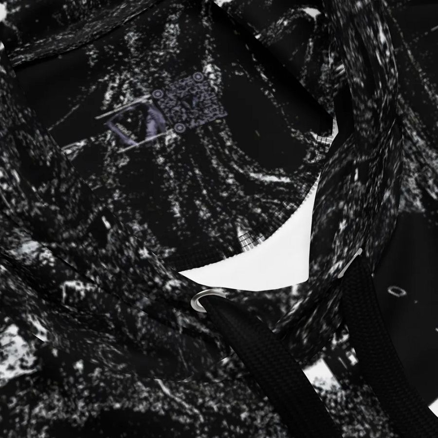 Distorted Chaos All-Over Print Recycled Unisex Hoodie Sublicolor 140 product image (8)