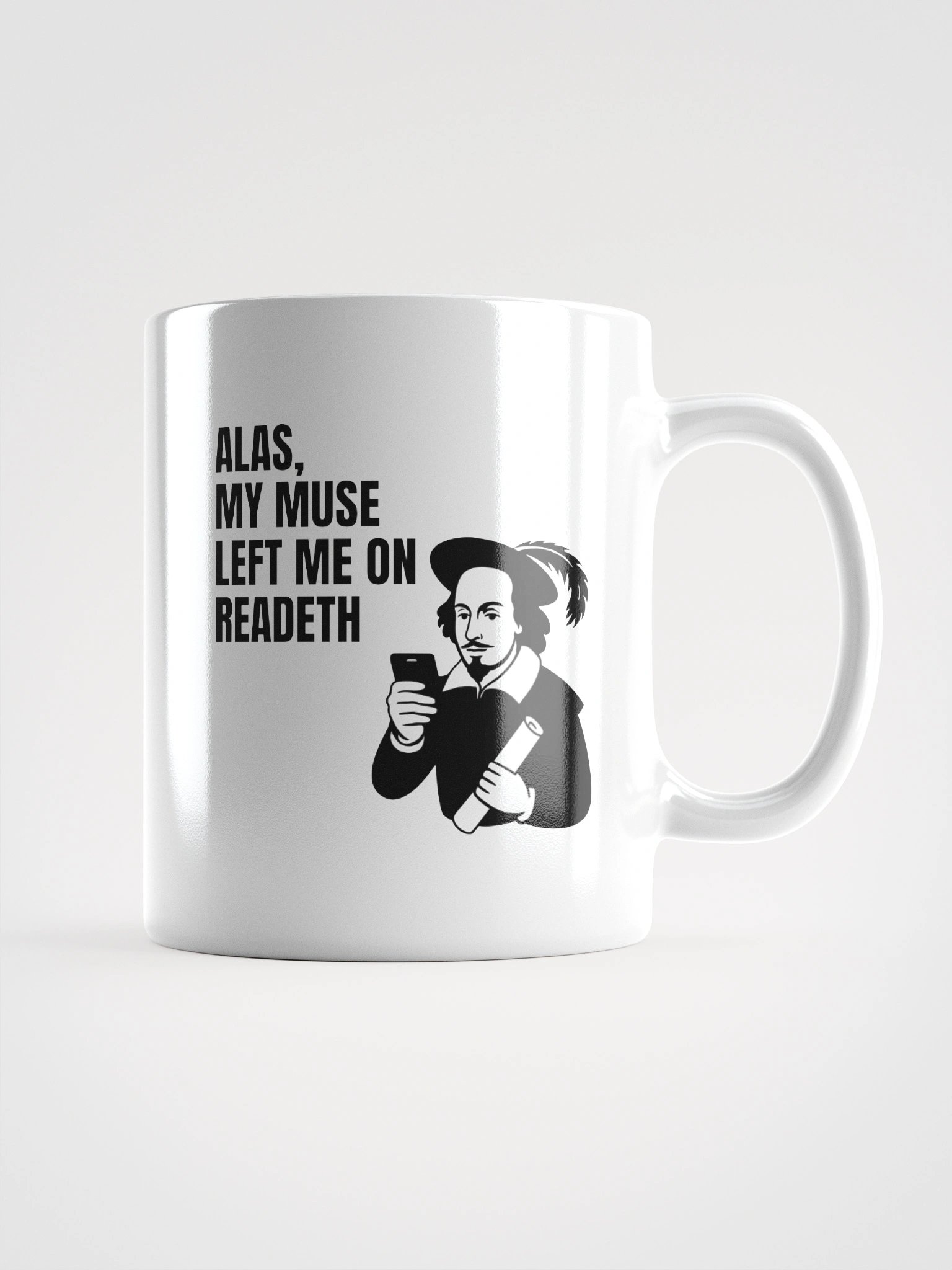 Funny Shakespeare Muse Quote Mug product image (6)