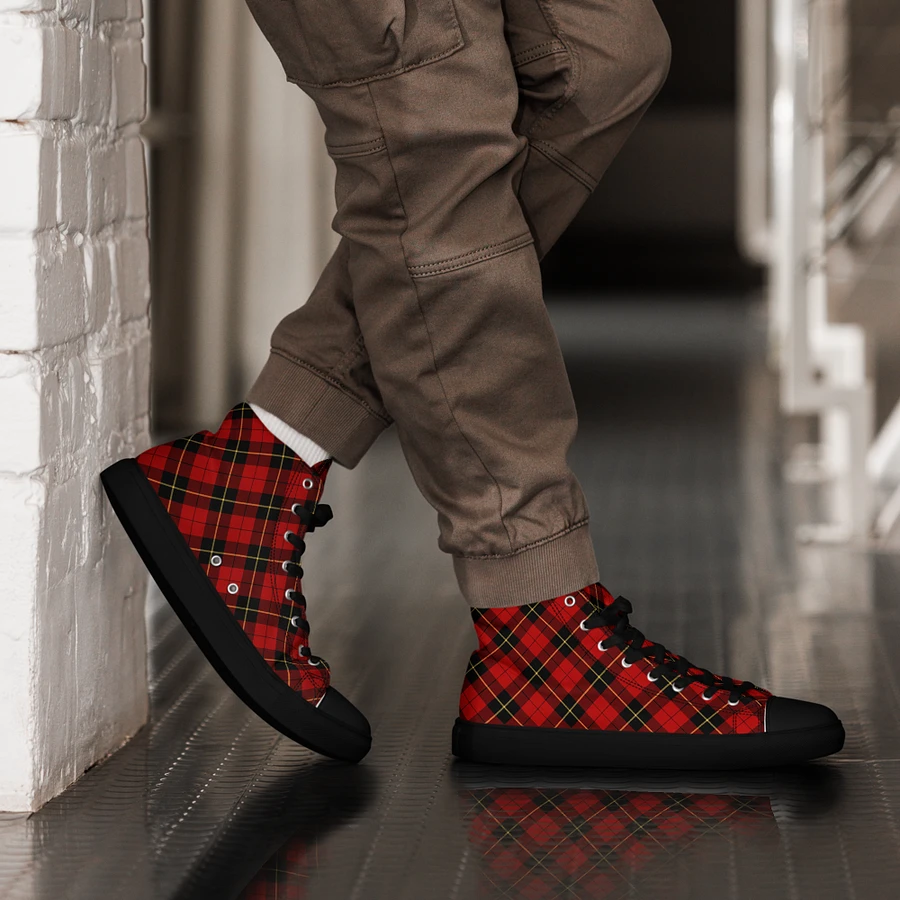 Wallace Tartan Men's High Top Shoes product image (16)