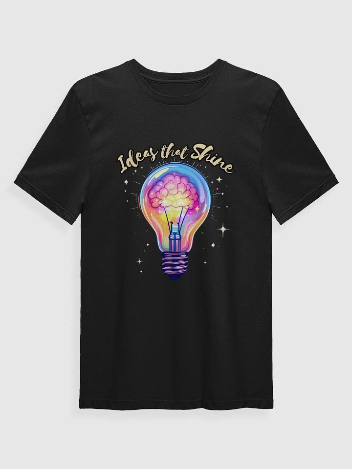 Radiant Minds T-Shirt - Bold Brain Lightbulb Tee for Creative Thinkers - Vibrant Art Shirt product image (1)