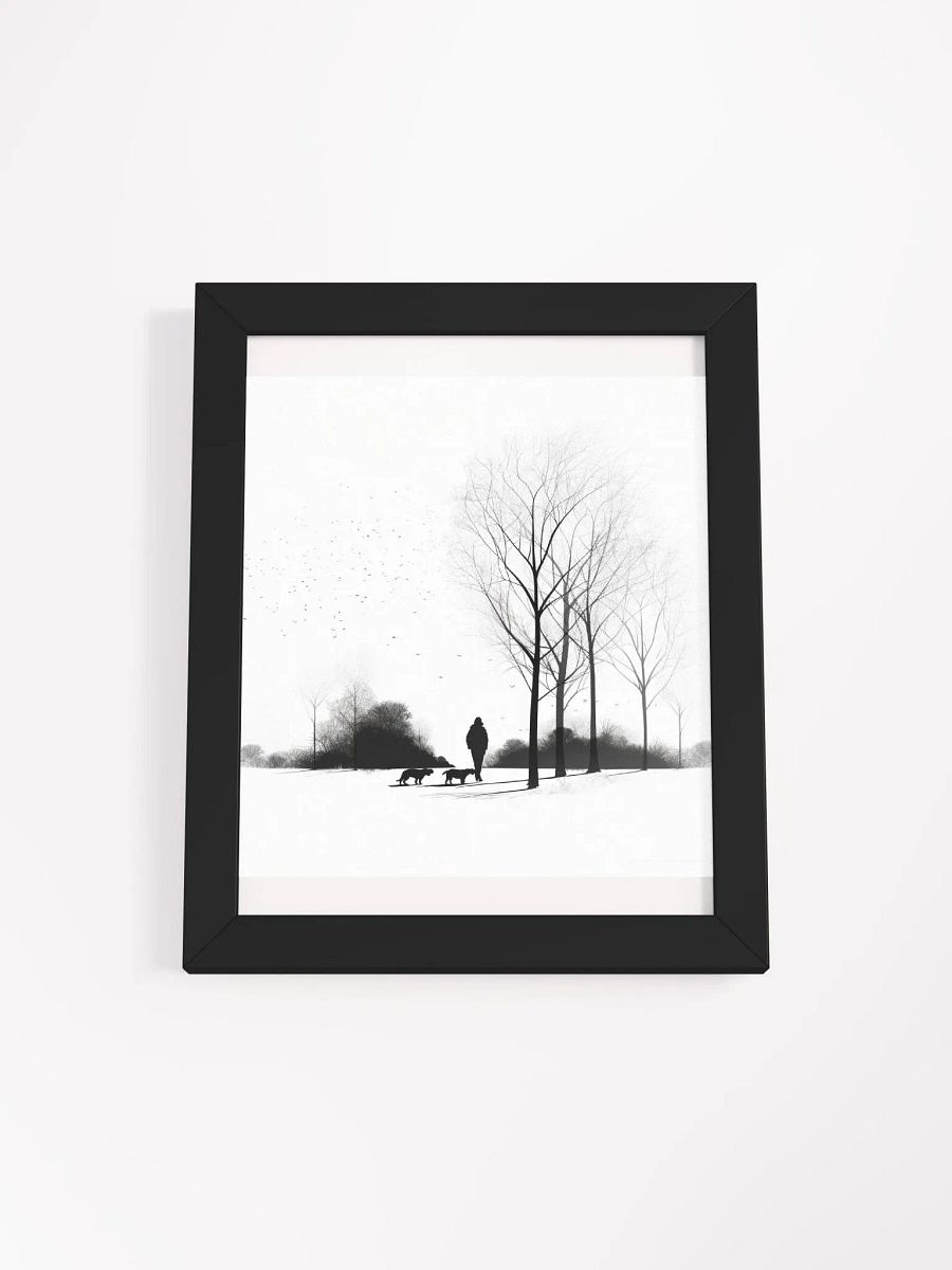 Minimalist Monochrome Wall Art - Walk in the Park 3 product image (4)
