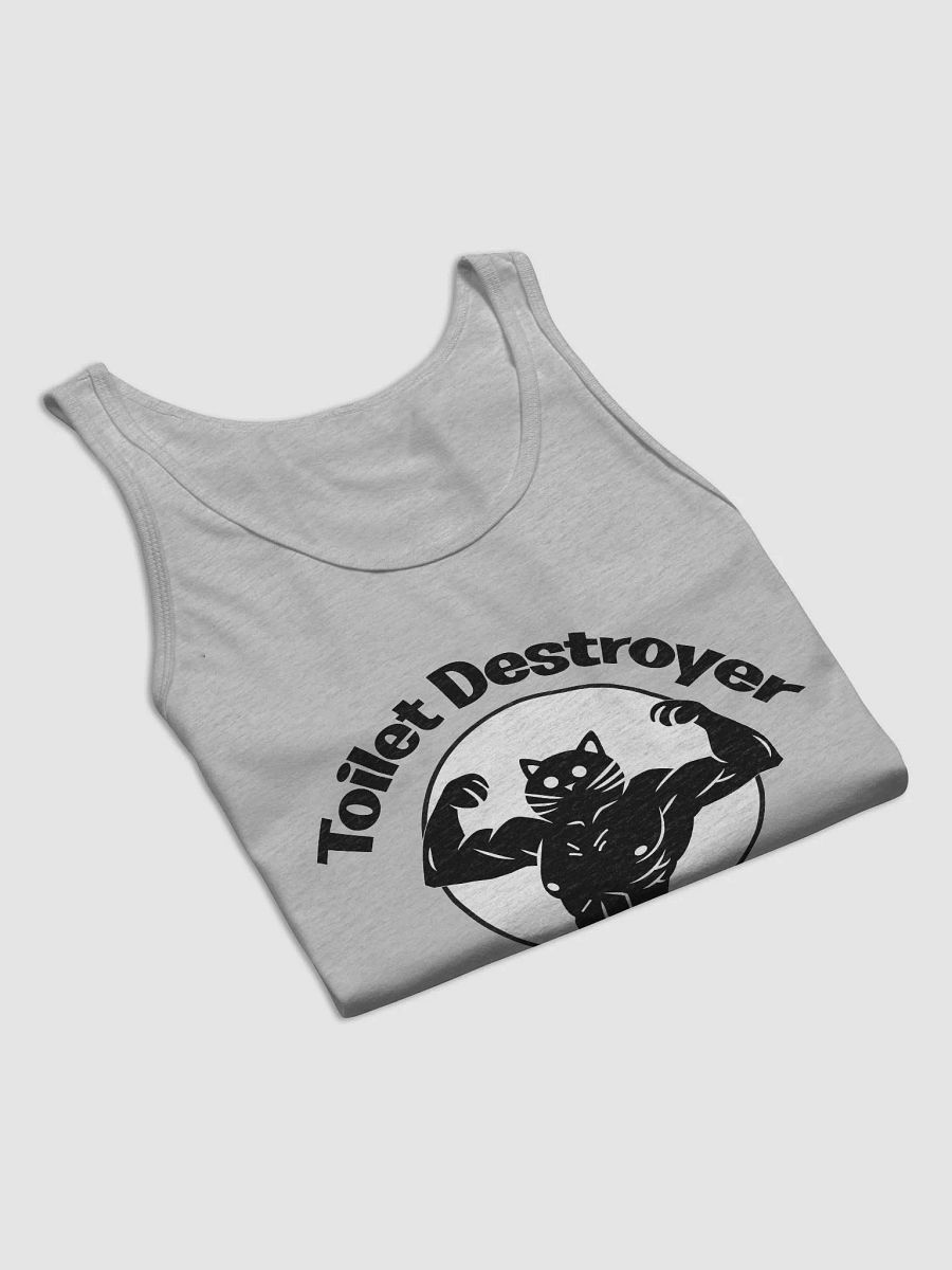 Toilet Destroyer Black Logo Tank Top product image (5)
