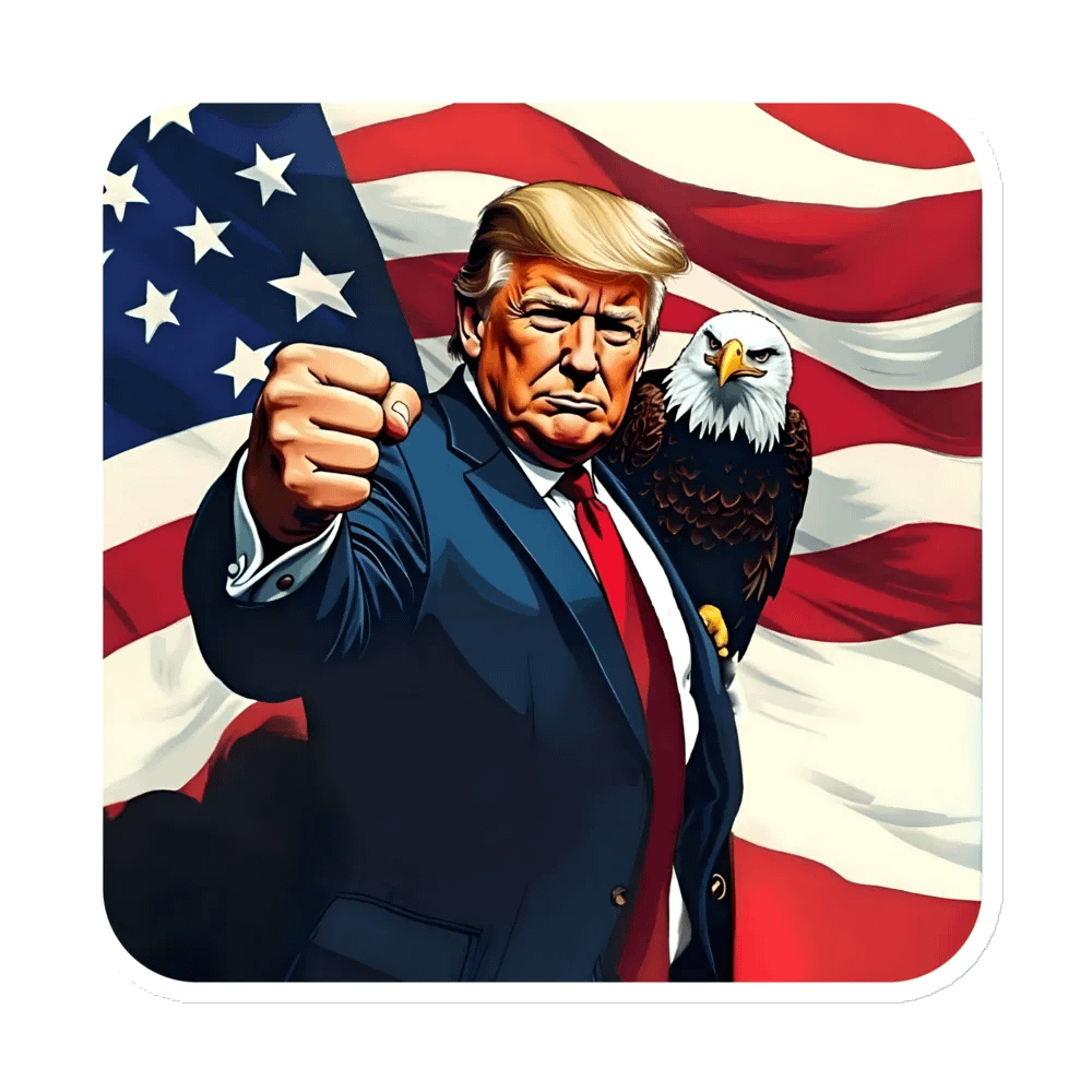 Magnet: Trump, with Eagle product image (1)