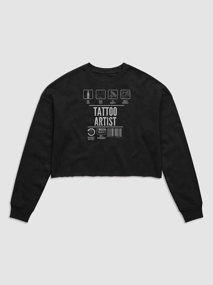 "Tattoo Artist Label" Cropped Sweater product image (1)