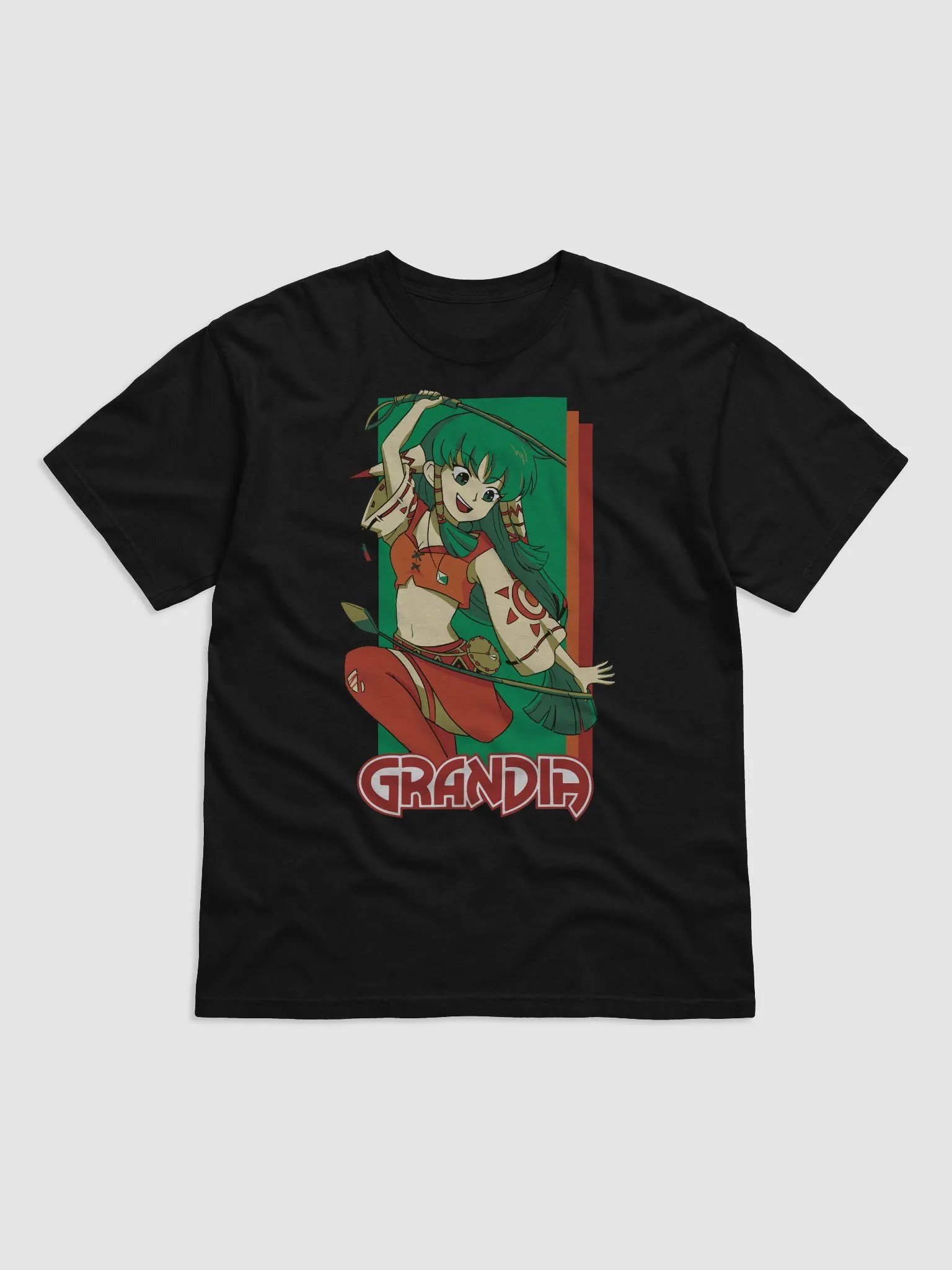 Feena (Alt) Heavyweight T-Shirt (Black / Brick / Chambray) product image (2)
