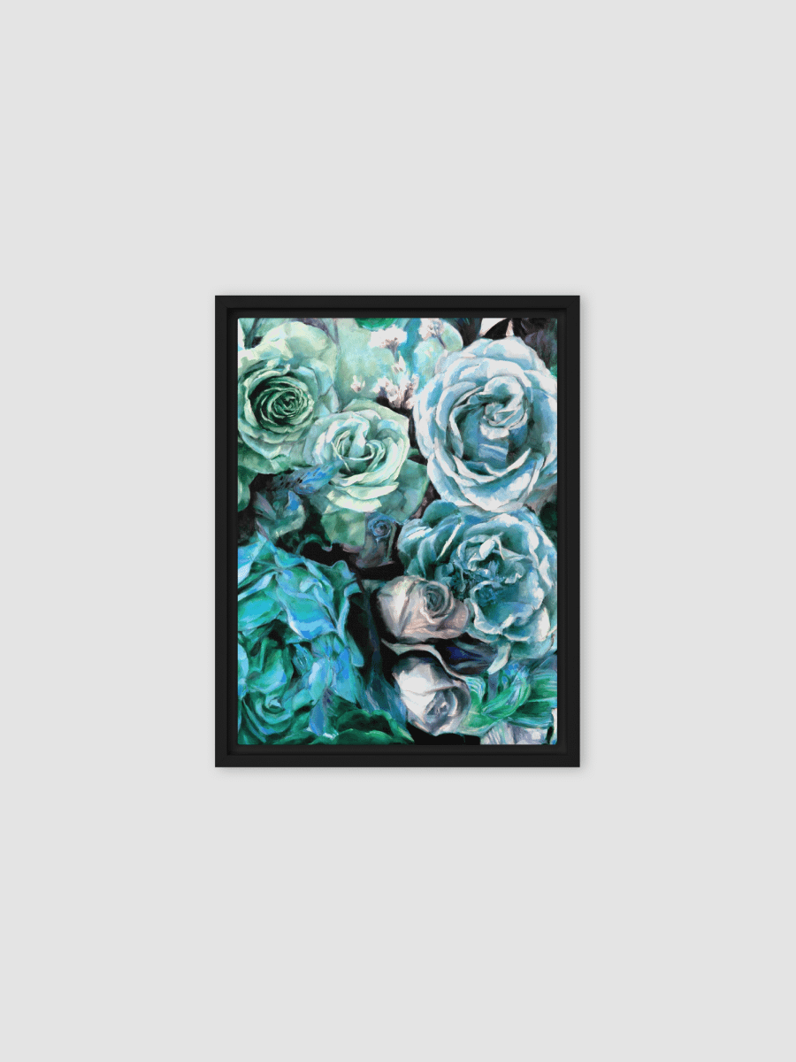 BWTW in Blue Framed Canvas product image (1)