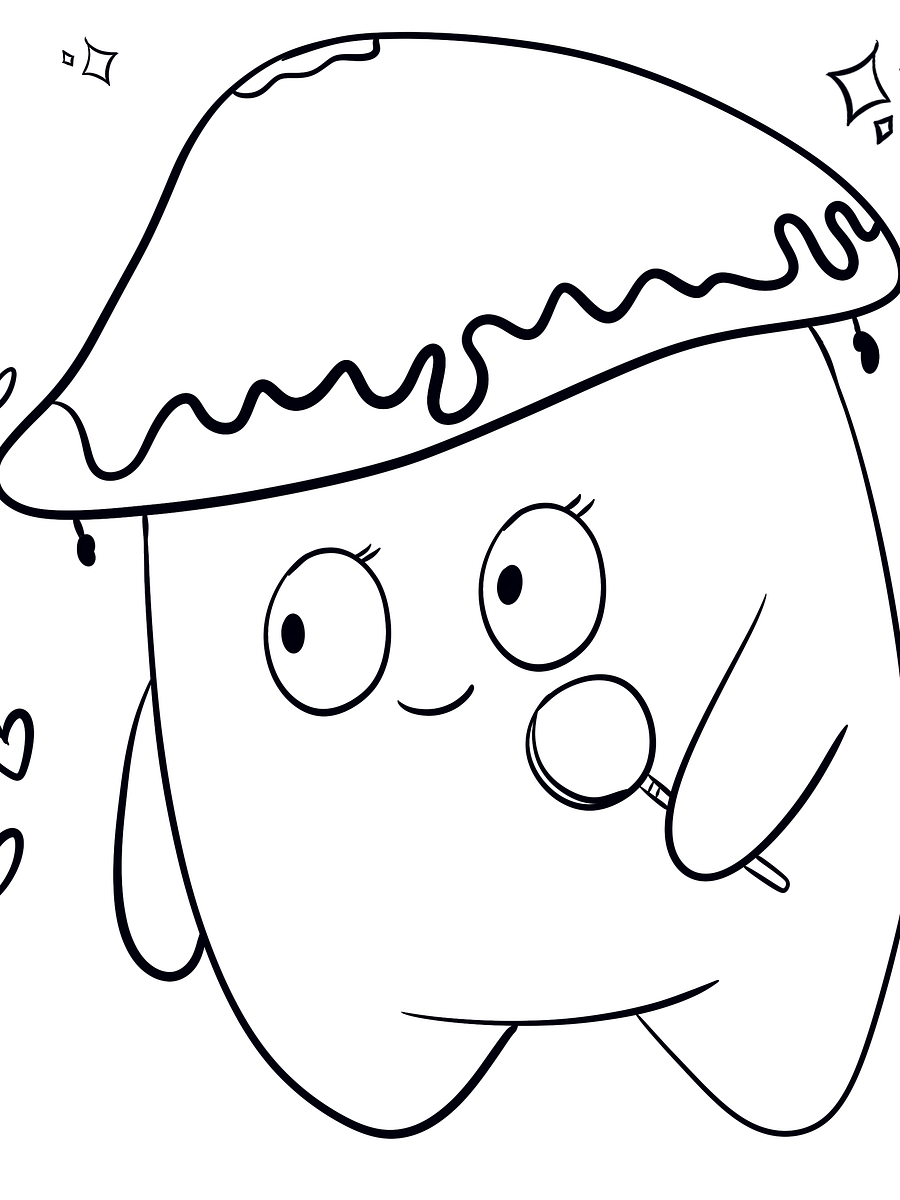 Meet Bean Coloring Page product image (1)